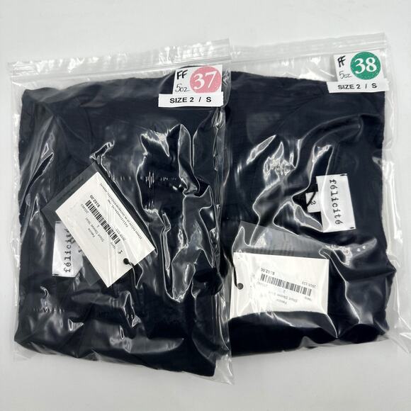 Felicite Cotton Gauze Short Sleeve Button Up Top in NAVY BLUE 2918-113 Size 2 S - Picture 6 of 6